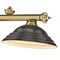Z-Lite Cordon 3 Light Billiard, Rubbed Brass & Bronze 2306-3RB-SBRZ - alternate 6